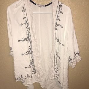 White Cardigan from Belk